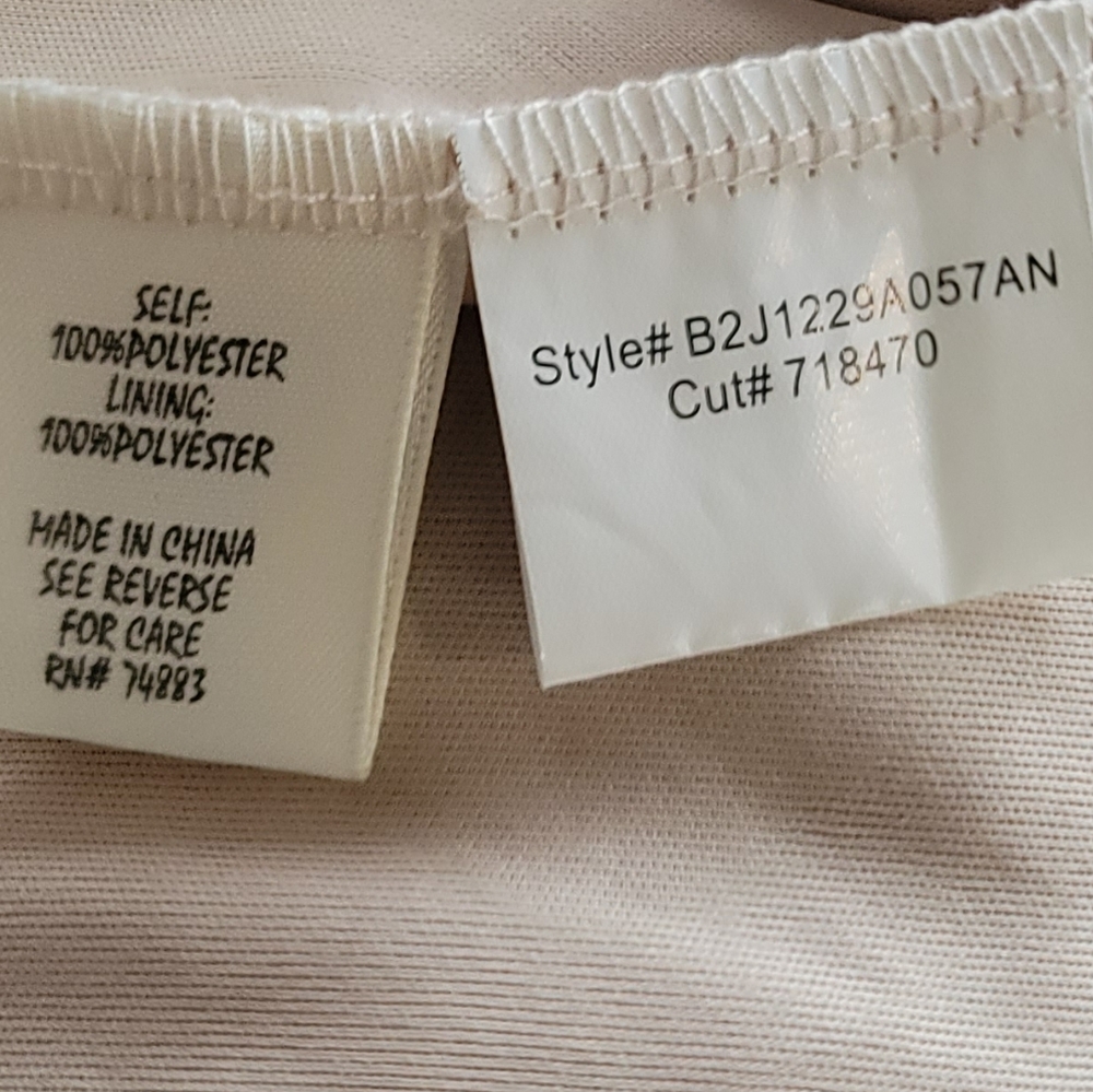 ADIVA PEACH PLEATED MIDI  CHIFFON SKIRT XL - Picture 3 of 7